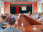Hội nghị lấy ý kiến góp ý dự thảo Báo cáo chính trị Đại hội Đảng bộ xã Nghĩa Lộc lần thứ I
